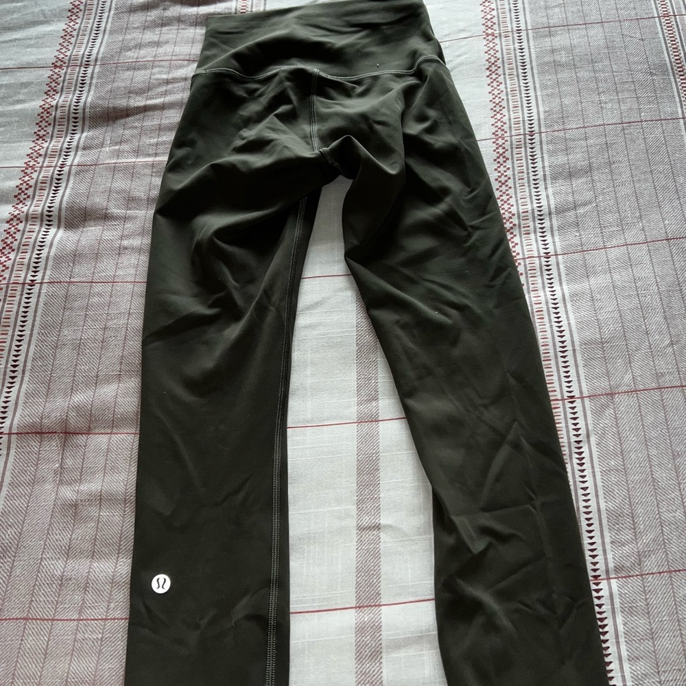 FOREST GREEN WUNDER TRAIN LULU LEGGINGS SIZE 0 23 IN